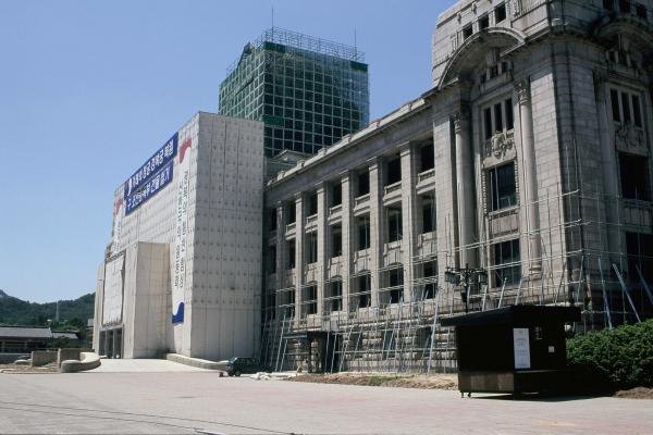 철거중인 국립중앙박물관