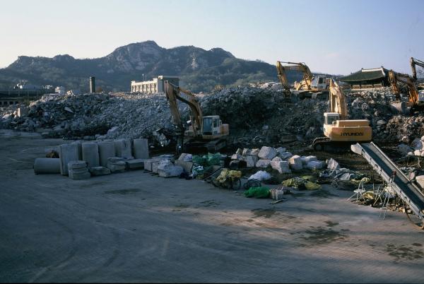 완전철거된 구 조선총독부 건물