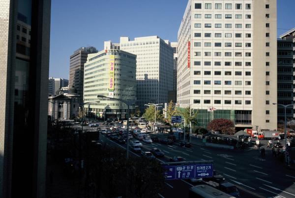 중앙우체국과 주변