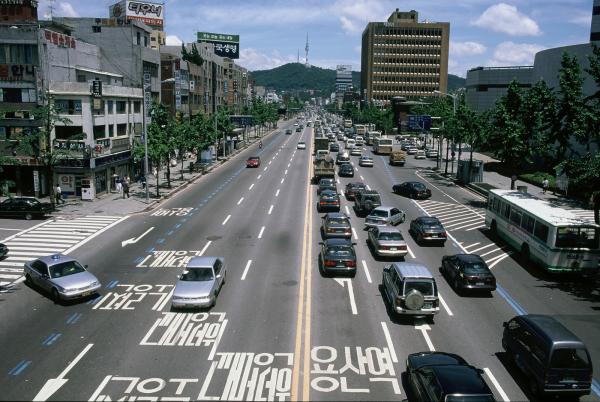 한강로 남산방향