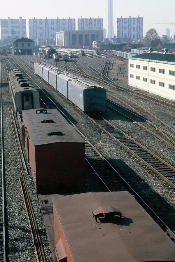 용산역과 63빌딩