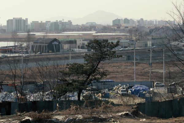 방화동과 공항 방향