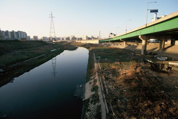 도림천, 문래동 방향