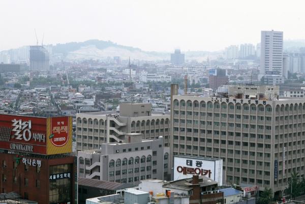 청량리주변과 옥수방향