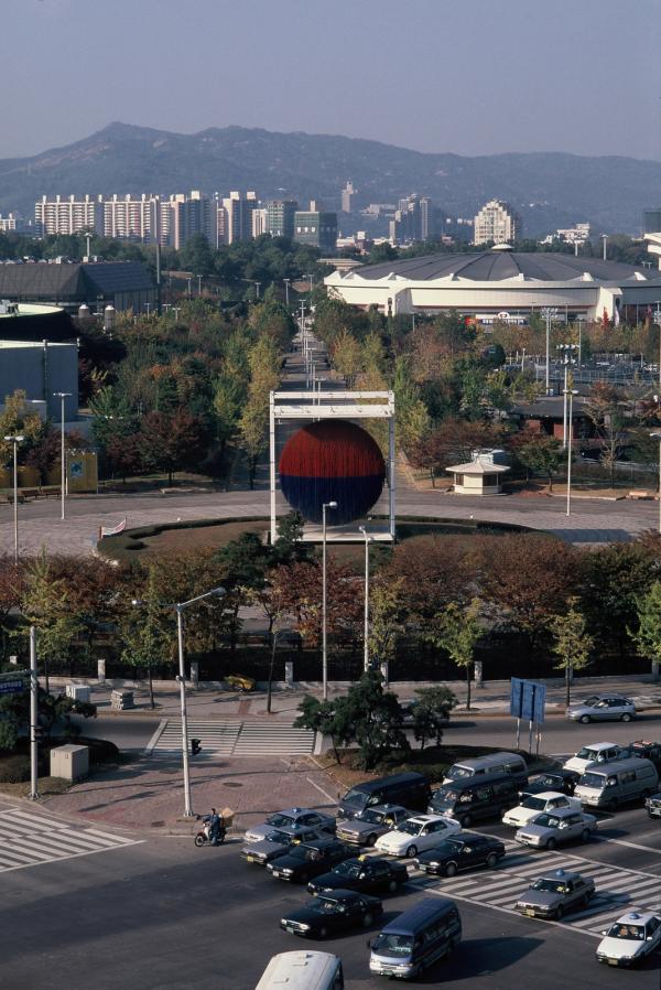 올림픽공원 남서쪽 사거리