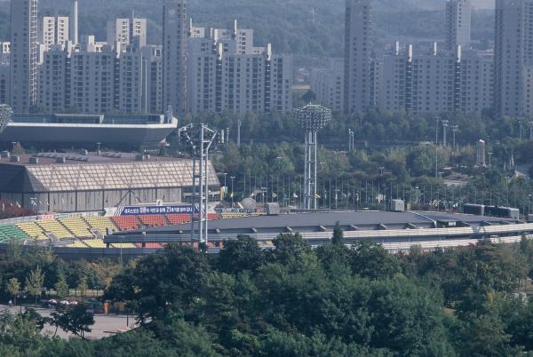 싸이클경기장과 올림픽아파트