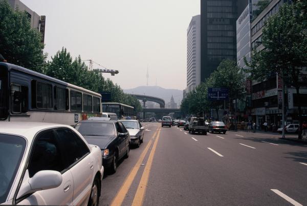 남산타워 방향