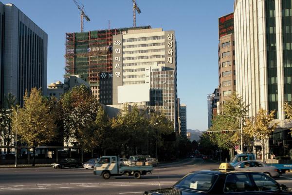 을지로입구 방향