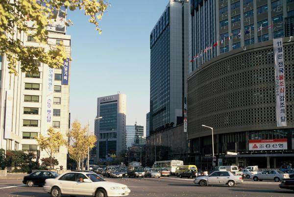 을지로입구 방향