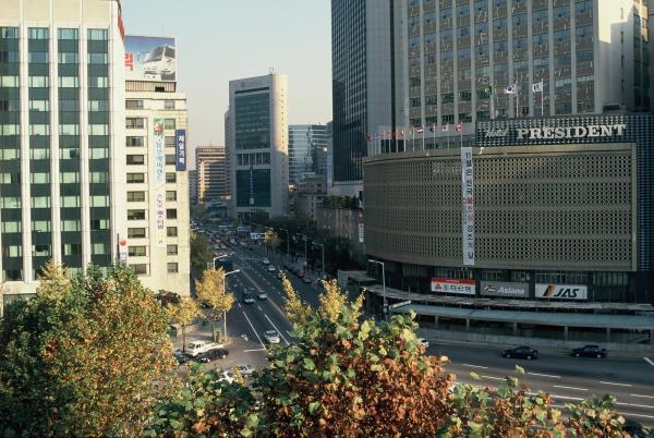 을지로입구 방향
