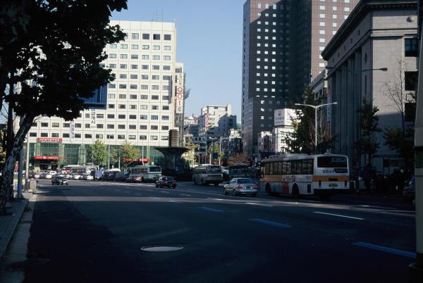 대연각 건물과 중앙우체국