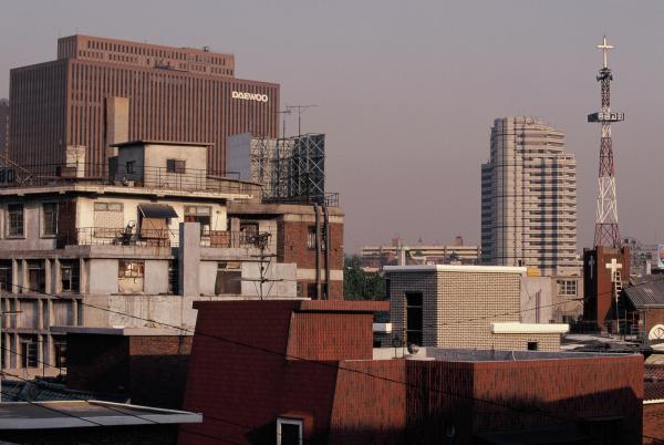 중림동 약현성당에서 본 서울역 방향