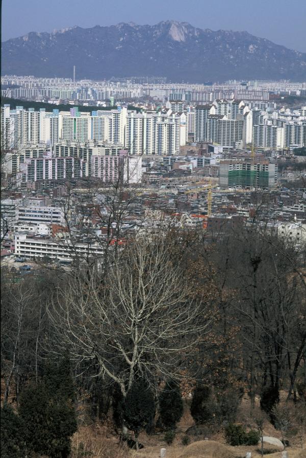 망우동과 도봉산