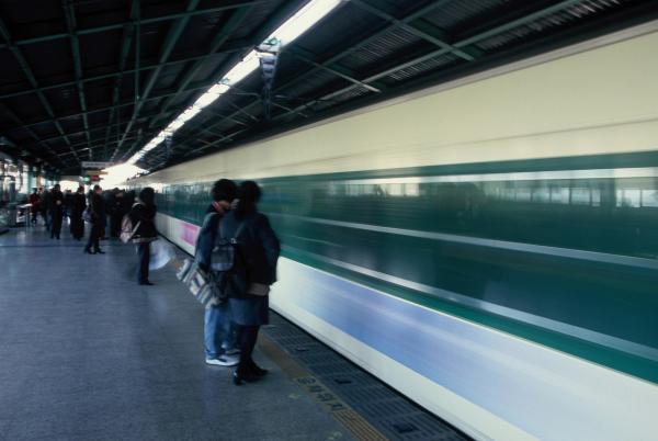 지하철 출근 모습