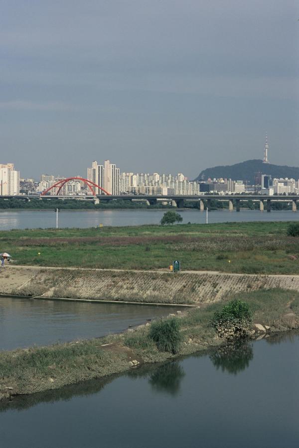 용산구, 영등포구 인근 한강변