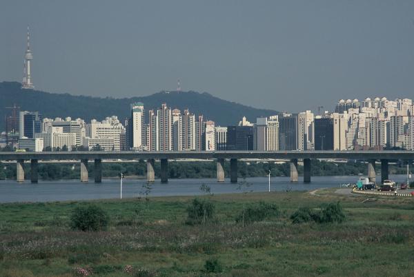 용산구, 영등포구 인근 한강변