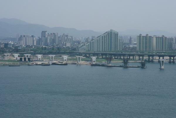광진구, 강동구 인근 한강변