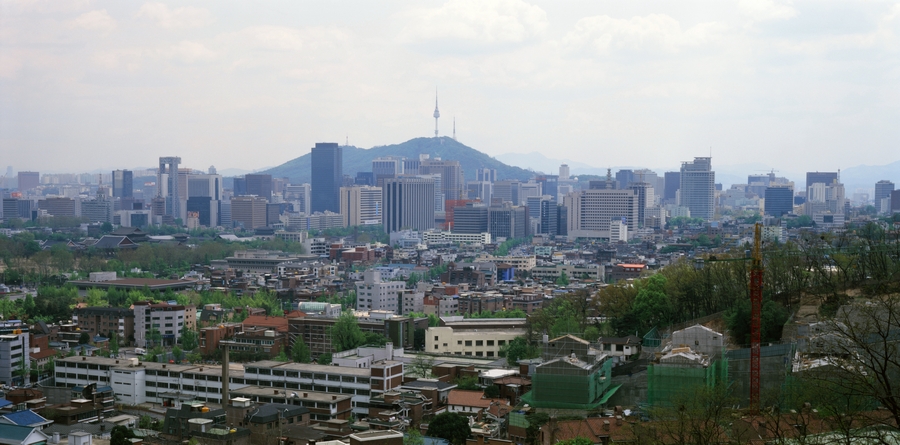 서울도심과 남산