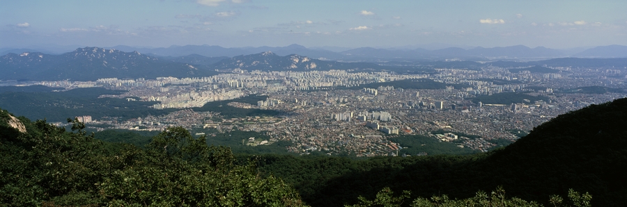 수락산과 서울 동북부 지역