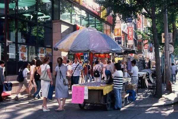 종로2가 가로 풍경