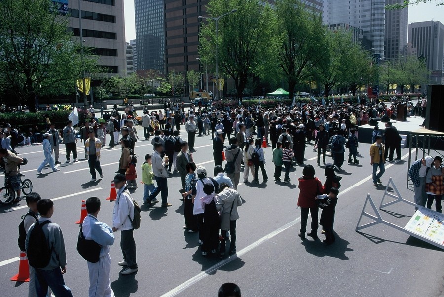 2000년 지구의 날 세종로 차없는 걷기 행사
