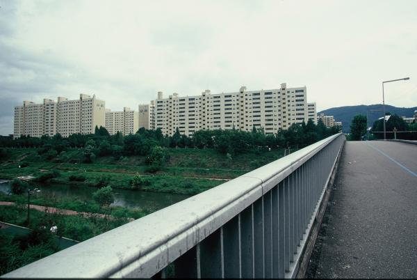 대모산과구룡산및 시가지