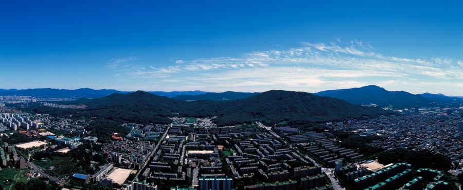 구룡산 북쪽방향