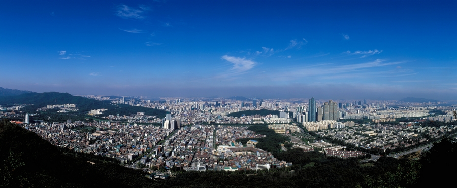 구룡산 북쪽방향