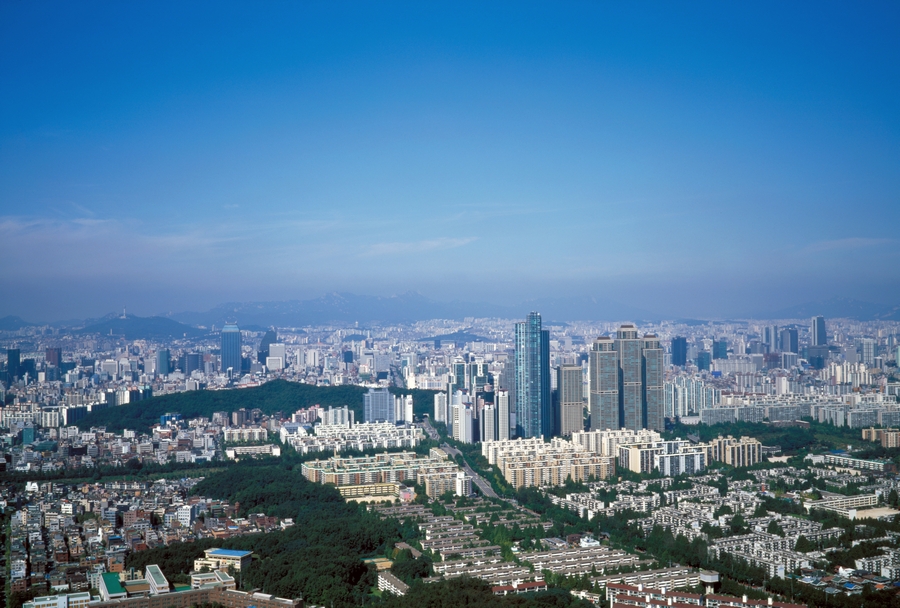 구룡산 북쪽방향