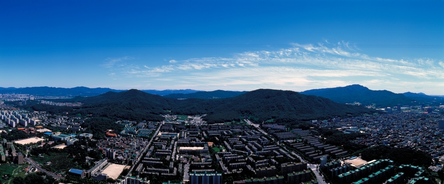 구룡산 북쪽방향