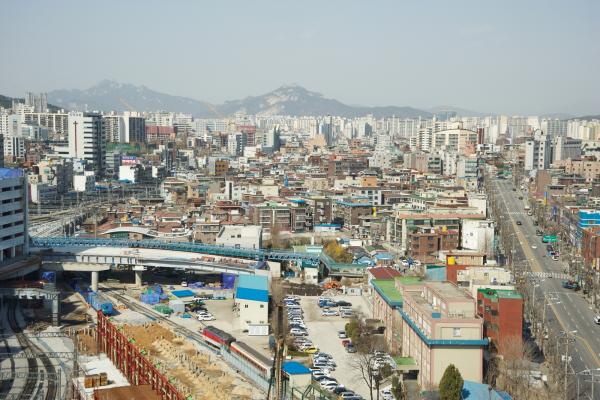 청량리에서 휘경동방향