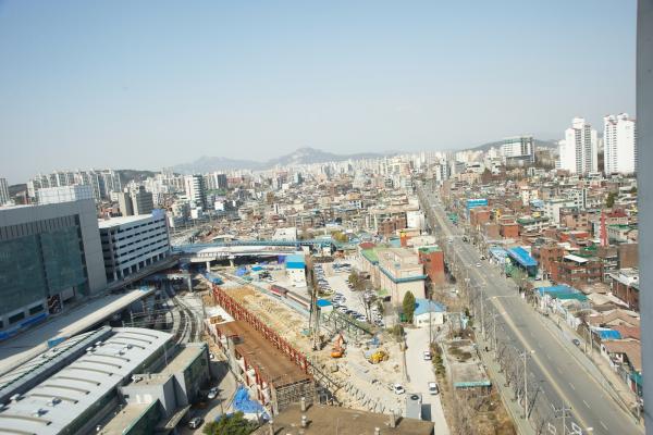 청량리에서 휘경동방향