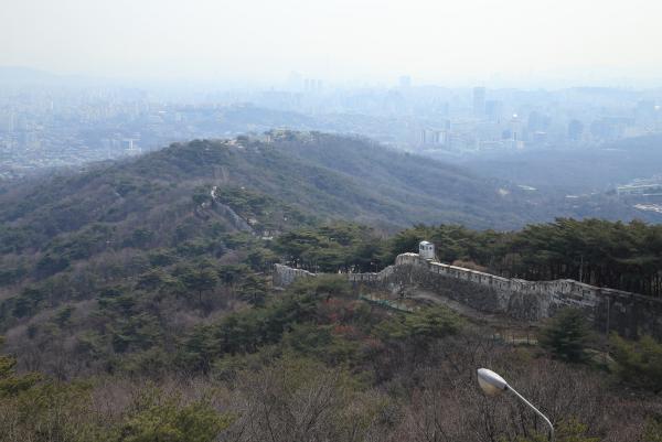 한양도성_숙정문쪽성곽