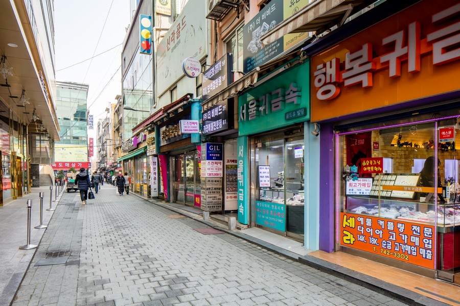 종로 귀금속거리